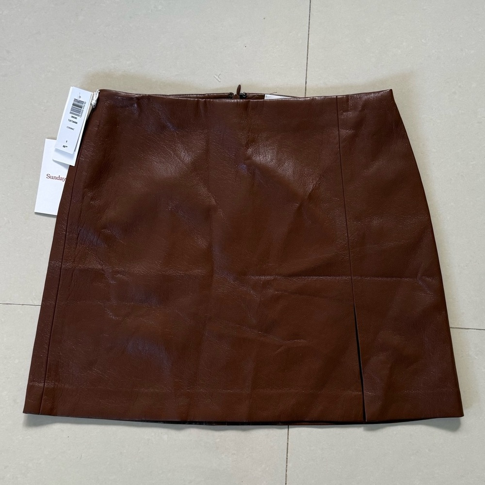 Sunday Best Chocolate Mini Skirt